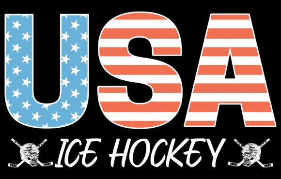 Celebrate Team USA: The Ultimate Ice Hockey Design Asset