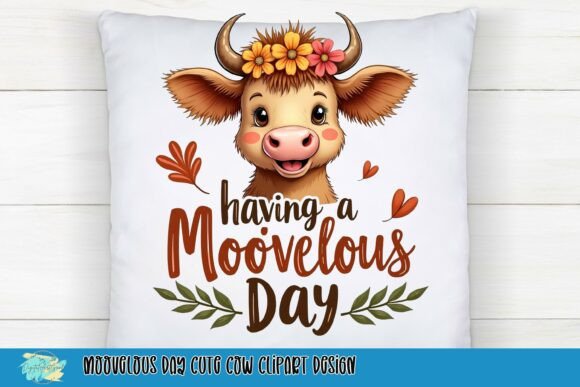 Moovelous Day Cute Cow Clipart Design: Whimsy for Every Project