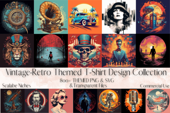 Revive Your Brand with Timeless Vintage Retro T-Shirt Designs