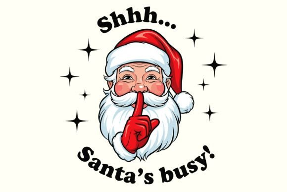Santa's Shush: A Playful Holiday Design for Every Crafter