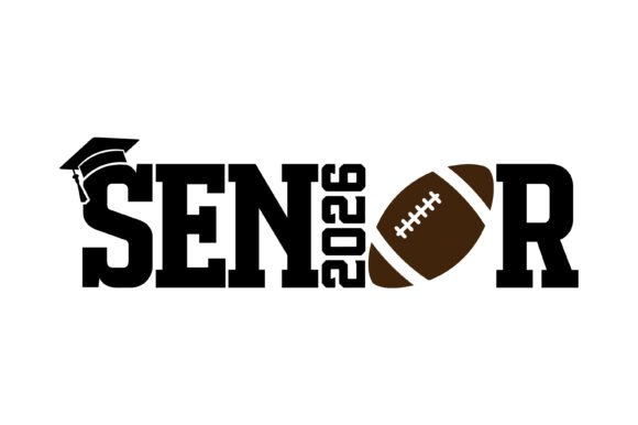Senior 2026 Football Design: A Bold Asset for Your Creative Projects