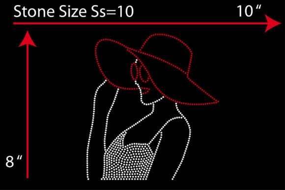 Sparkling Typography: Creative Uses for the Girl for Hat Rhinestone Design