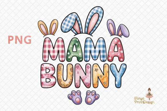 Spring Crafting: The Versatile Mama Bunny Easter Clipart PNG