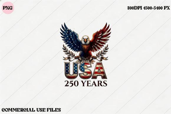 USA 250 Years Eagle Graphic Design: A Powerful Symbol for Modern Projects